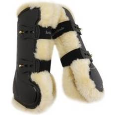L Horse Boots Kavalkade Tendon Boots Compete 'n Wool - Black