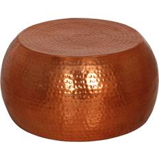 Aluminium Coffee Tables vidaXL Brass Aluminium Ø55 x 28 cm Coffee Table