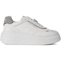 Karl Lagerfeld Trainers Karl Lagerfeld Ikonik Anakapri glitter-detail sneakers women Leather/Polyester/Fabric/Rubber/Calf Leather White