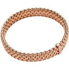 Diamond - Women Bracelets Fope Panorama 18ct Rose Gold 0.01ct Diamond Flexible Bracelet