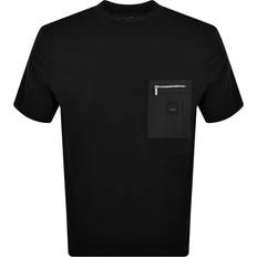 Armani Exchange T-shirts Armani Exchange Branded Pocket T-Shirt Black