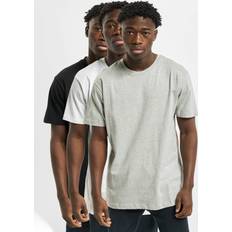 Multicolore T-shirts Urban Classics Classic Basic 3-Pa T-shirt - Noir