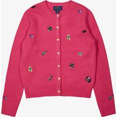 Polo Ralph Lauren Trøjer Børnetøj Polo Ralph Lauren Polo Ralph Lauren Cardigan Uld Strik Colge Pink Polo Ralph Lauren år (176) Cardigan
