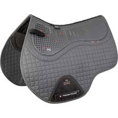 Cotone Sottoselle Cuscinetto antiscivolo per sella Premier Equine Close Contact Tech Grip Pro Gris