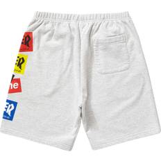 Supreme Hombre Pantalones & Shorts Supreme Thrasher Multi Logo Sweatshort - Ash Grey