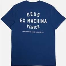 Clothing Deus ex machina venice skull t-shirt mechanic blue