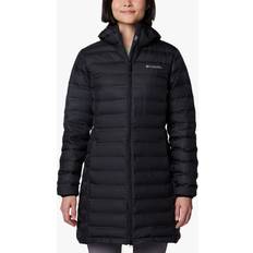 Columbia Lake II Down Long Hooded Coat, Black