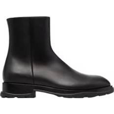 Alexander McQueen Men Boots Alexander McQueen Slim Tread Chelsea Boots - Black