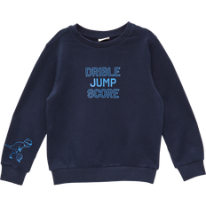 128/134 Sweatshirts s.Oliver Jungen 2150285 Sweatshirt mit Schriftprint, 5952 Blau, 116/122