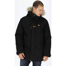 Men - Polyester Coats Fjällräven Fjällräven Nuuk Parka Black