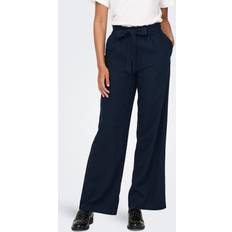 Blue - Linen Trousers Only Jacqueline de Yong Say Trousers Blue
