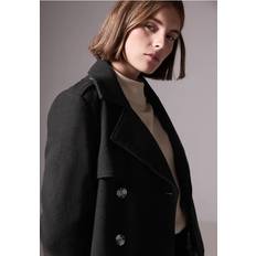 Tyg Kappor & Rockar Street One Street One Studio damer F101160 kort trenchcoat, svart, 44, svart