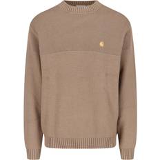 Gold - Unisex Jumpers Carhartt WIP Chane Knit Jumper Brown