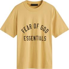 Tops Fear of God Fear Of God Cotton-Blend Logo T-Shirt yellow