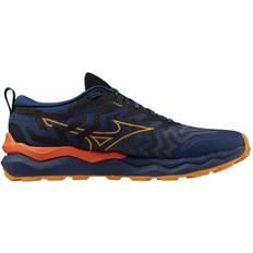 Mizuno Wave Daichi 8 Trail Running Shoes - Navy Blue/Orange