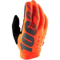 100% 100percent Brisker Gloves Orange Mann