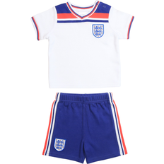 Fanatics Official england football 1982 retro home baby infant kids t-shirt & shorts set