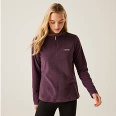 Dam - Fleecetröjor & Piletröjor - Lila Regatta 'Sweethart' Lightweight Half-Zip Fleece Aubergine