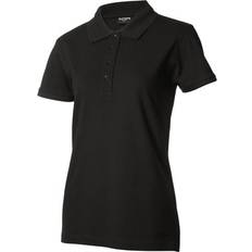 Dame Polotrøjer Polo Shirt Dame Sort Lm Logo
