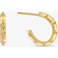 Rachel Jackson London Mini Arrow Spike Hoop Earrings, Gold, Women