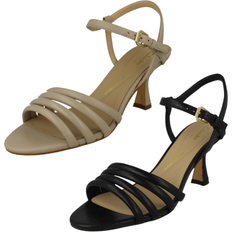 Clarks Dame Sandaler med hæl Clarks Amali May Black