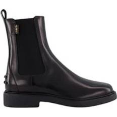 Tod's Women Chelsea Boots Tod's Chelsea Boots, female, Black, Women's Rubber Tronch Elastic Shoes