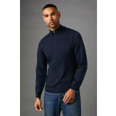 Clothing Burton Half Zip Knitted Jumper Navy