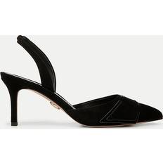 Veronica Beard Lisbeth Suede Slingback Pump Black