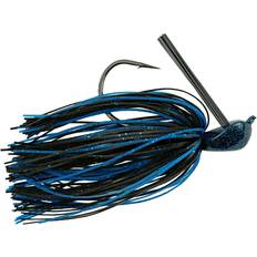 Googan Squad Fishing Gear Googan Squad Juicee Jig Lure Black/Blue, 3/8oz