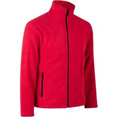 Rød Trøjer ID Identity MIKROFLEECE HERRE CARDIGAN RØD
