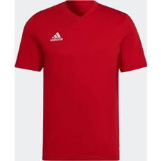 Rot - Trainingsbekleidung T-Shirts adidas Entrada T-Shirt Rot