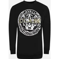 Cavalli Class Men's Cavalli Class Circle Logo Black Sweatshirt 40/Regular