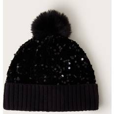 Beanies Monsoon Kids' Sequin Beanie Hat, Black