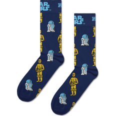 Gelb Socken Happy Socks Socken mit Label-Stitching Modell 'Star Wars' in Blau, Größe 41/46