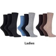 Easylife Mens Gentle Grip Diabetic Socks Multicolor