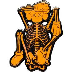 KAWS Skeleton Pin Orange