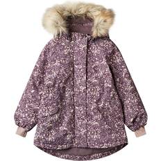 Mathilde wheat Barnkläder Wheat Mathilde Tech Jacket - Purple Tulips (7203k-941R Grs-1177)