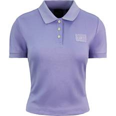 Nylon - Vrouw Polo's Puma x Rihanna Fenty Baby Polo Cropped Shirt Lavender Womens Top 574286 01 Purple Nylon