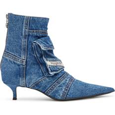 Diesel Højhælede sko Diesel D-Venus-Bottines cargo en denim délavé Bottines Femme Bleu