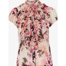 Röyhelöt Paidat Saint Tropez Lilja Ruffle Floral Blouse, Multi