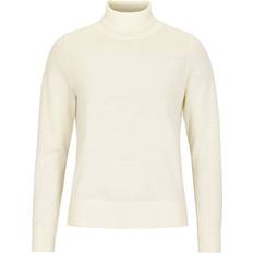 Newhouse Merino Rullekrave Siri - Hvid