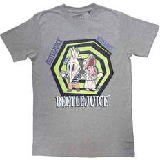 Beetlejuice Spiral T Shirt Grey