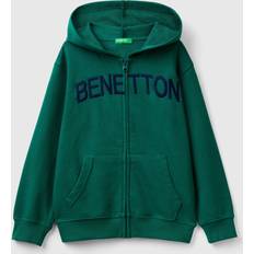 United Colors of Benetton Kinder und Jugendliche Jacke C/Kappe 3J68C503X Strickjacke, grün