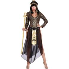Dreamgirl Women's Egyptian Costume Black Orange XS