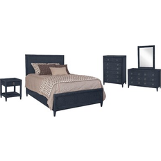 Blue Bed Packages Monterey Standard 5 Piece Bedroom Set - Navy (Twin)