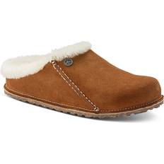 Birkenstock Brown Clogs Birkenstock Men's Zermatt Shearling Clog Slippers Brown (11-11.5US 44EU)