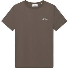 Les Deux Crew T-Shirt Mountain Grey/Light Ivory