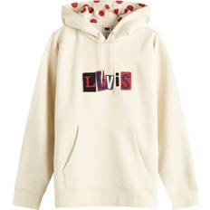 Levis Paris Olympics Skate Hoodie Cream/Polka Red