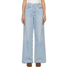 Agolde Højtaljede Brede Ben Jeans - Blå