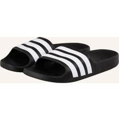 Sandalias Adilette Aqua - Core Black Cloud White